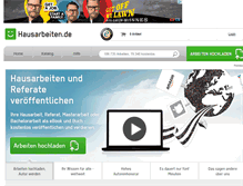 Tablet Screenshot of hausarbeiten.de